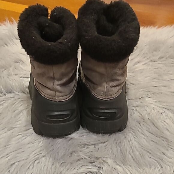 Sorel snow angle zip womens gray and black winter boots size 7 - Picture 8 of 10
